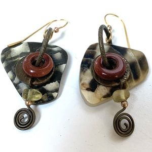 Shell & Bead Earrings